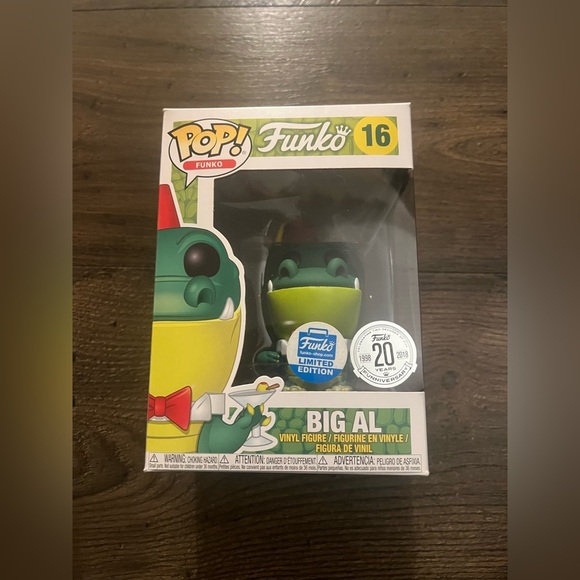 Funko Pop Funko Big Al Limited Edition 20 Year Anniversary Spastik Plastik - Picture 1 of 5